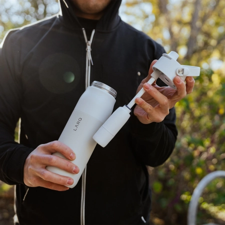 LARQ - Bottle PureVis 2 - Intelligens, Öntisztító Vízszűrő Palack, UV-C Fény - Mojave Dune - 1L