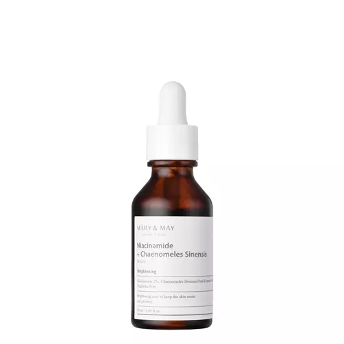 Mary&May - Niacinamide Chaenomeles Sinensis Serum - Világosító Szérum Niacinamiddal és Kínai Birsszel - 30ml
