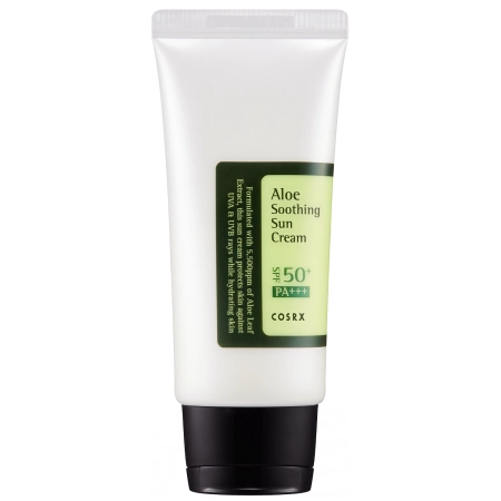 Cosrx - Aloe Soothing Sun Cream SPF50+/PA+++ - Hidratáló Hatású Fényvédő Krém - 50ml