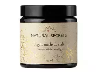 Natural Secrets - Gazdag Testvaj - Lédús Meggy Vaníliával - 100ml