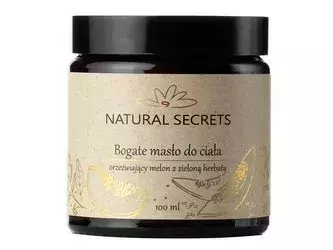 Natural Secrets - Gazdag Testvaj - Frissítő Sárgadinnye Zöld Teával - 100ml