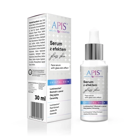 Apis - Crystal Skin - Üvegbőr Hatást Adó Arcszérum - 30ml