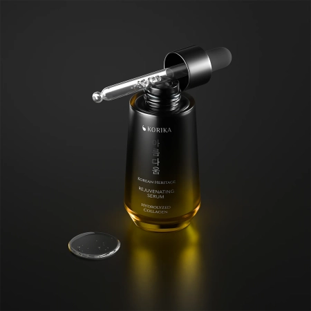 KORIKA - Korean Heritage Hydrolyzed Collagen Premium Rejuvenating Serum - Rewitalizáló Arcszérum Kollagénnel - 30ml