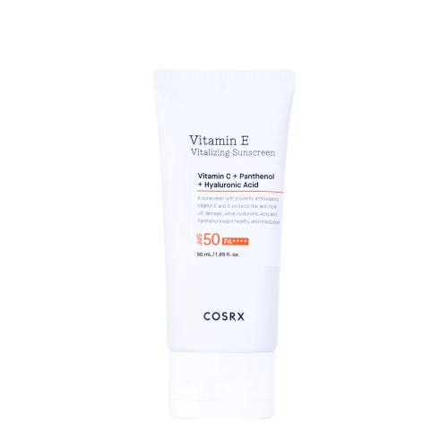 COSRX - Vitamin E Vitalizing Sunscreen - SPF 50+ - E-vitaminos Fényvédő - 50ml