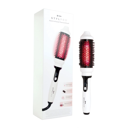 Stylpro - Red & Infrared Thermal Brush - Termikus Hajformázó Kefe