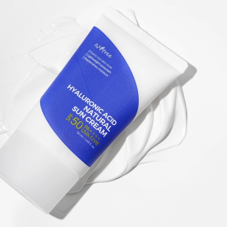 Isntree - Hyaluronic Acid Natural Sun Cream SPF50+/PA++++ - Krém Ásványi Szűrőkkel - 50ml