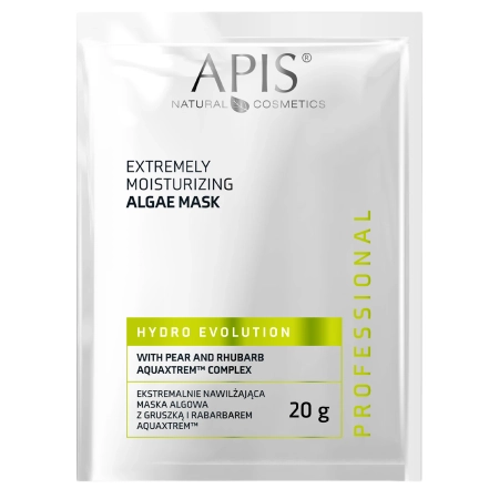 Apis - Hydro Evolution - Hidratáló Alga Maszk AQUAXTREM™ Körtével és Rebarbarával - 20g