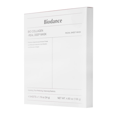 Biodance - Bio-Collagen Real Deep Mask Set - Feszesítő Kollagénes Fátyolmaszmaszk Szett - 4db/34g