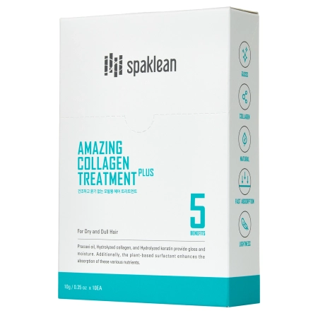 Spaklean - Amazing Collagen Treatment Plus - Regeneráló Hajkezelés Kollagénnel - 10x10ml