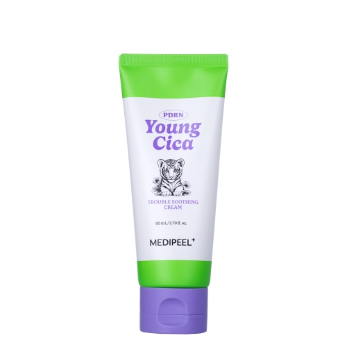 Medi-Peel - Young Cica PDRN Trouble Soothing Cream - Bőrnyugtató Arckrém - 80ml