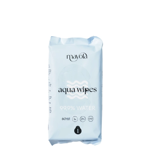 Mayola - Aqua Wipes Step 1 - Nedves Törlőkendő Zab Kivonattal - 60db