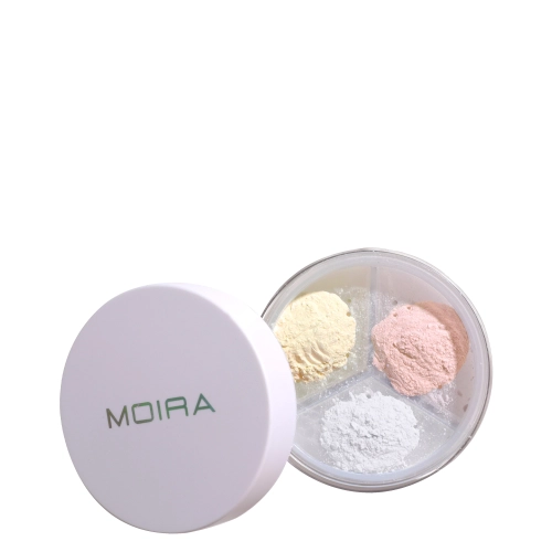 Moira - Set & Correct Loose Setting Powder - Korrigáló Púder Szett - 002 Translucent - 4,6g