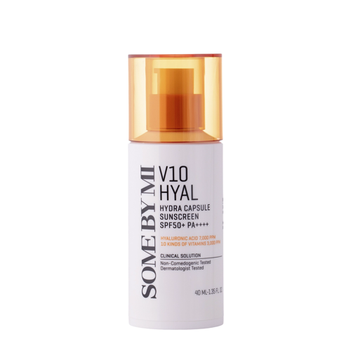 Some By Mi - V10 Hyal Hydra Capsule Sunscreen SPF 50+ PA++++ - Napvédő Krém - 40ml