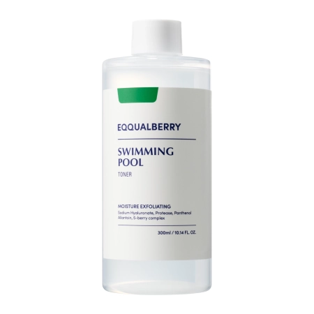 EQQUALBERRY - Swimming Pool Daily Facial Toner - Hidratáló és Hámlasztó Arctonik - 300ml