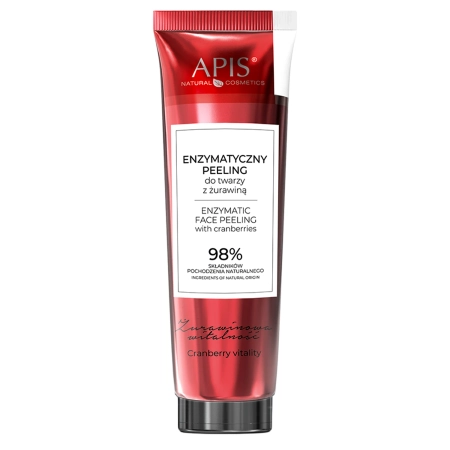 Apis - Enzymatic Face Scrub - Enzimatikus Arcpeeling Áfonyával - 100ml 