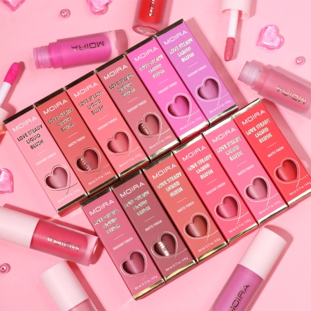 Moira - Love Steady Liquid Blush - Krémes Pirosító - 004 My Darling - 4,8g