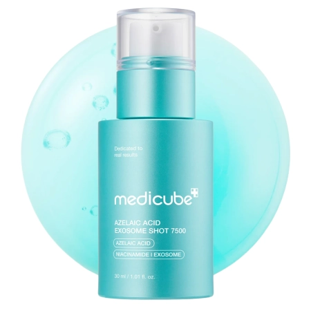 Medicube - Azelaic Acid Exosome Shot 7500 - Stimuláló Hatású Mikro-tűs Szérum Azelainsavval - 30ml