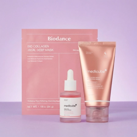 Double Collagen Boost Set - Készlet - 75 ml + 34 g + 30 ml