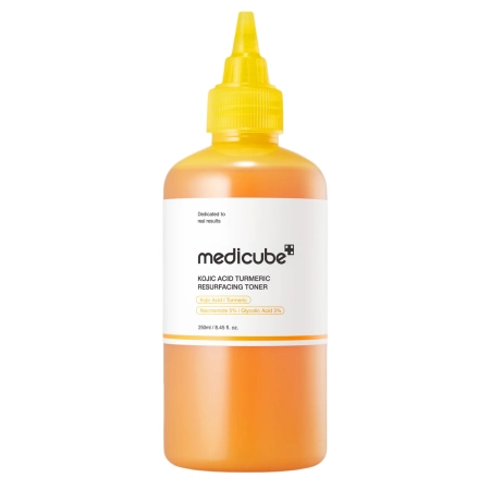 Medicube - Kojic Acid Turmeric Resurfacing Toner - Világosító Hatású Arctonik - 250ml