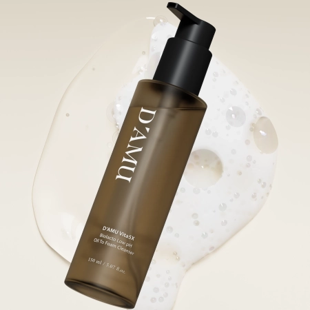 D’AMU - Vita5X BioLacto Mild Acidic Oil-to-Foam Cleanser - Sminkeltávolító és Arctisztító Olaj - 150ml