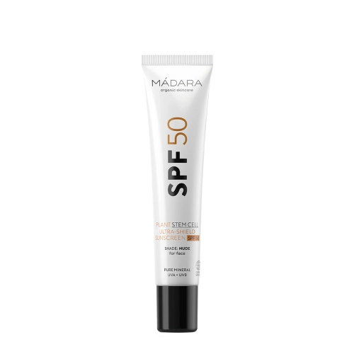 Madara - Ultra Shield Face Sunscreen SPF50 - Arckrém Ásványi UV-szűrővel - 40ml