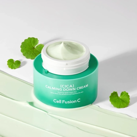 Cell Fusion C - Cica Calming Down Cream - Bőrnyugtató Krém Érzékeny Bőrre - 50ml