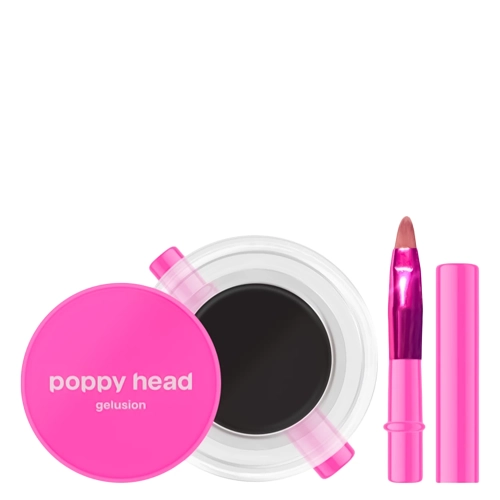 Poppy Head - Gelusion - Gél Szemhéjtus Ecsettel - 01 Darkspell - 5g