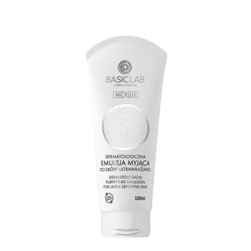BasicLab - Micellis - Bőrgyógyászati Arctisztító Emulzió Nagyon Érzékeny Bőrre - 100ml