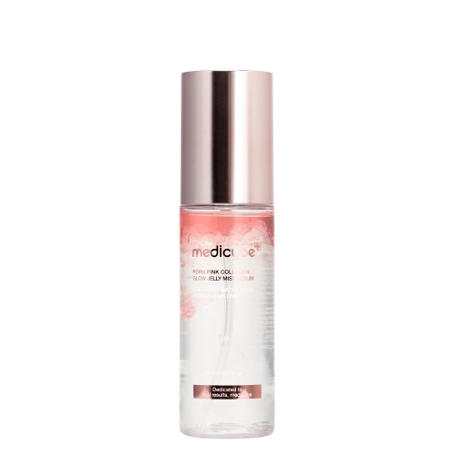 Medicube - PDRN Pink Collagen Glow Jelly Mist Serum - Ragyogtató Szérum-Permet PDRN-nel és Kollagénnel - 60ml