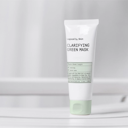 Logically, Skin - Clarifying Green Mask - Arctisztító Agyagos Maszk - 100g