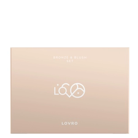 LOVRO - Bronze & Blush Set - Préselt Bronzosító + Pirosító Kontúrozó Szettben - 5g