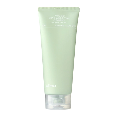 Celimax - Ji.Woo.Gae Cica BHA Acne Foam Cleansing - Arctisztító Hab Aknés Bőrre - 150ml