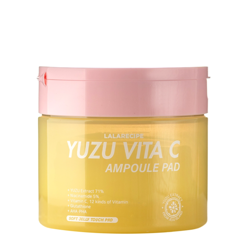 LalaRecipe - Yuzu Vita C Ampoule Pad - Ragyogtató Arckorongok - 150ml/80db