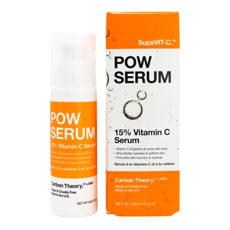 Carbon Theory - SupaVIT-C Pow Serum 15% - Ragyogtató Arcszérum 15% C-vitaminnal - 30ml
