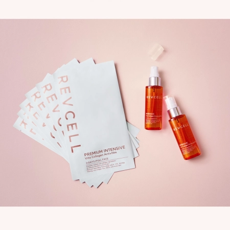REVCELL - Premium Intensive Vita Collagen Activfilm Full Face - Kollagénes Oldódó Maszk - 1db/3,603g