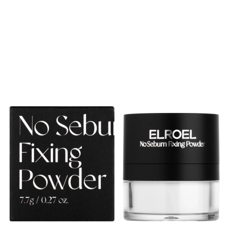 ELROEL - No Sebum Fixing Powder - Mattító, Laza Púder - 7,7g