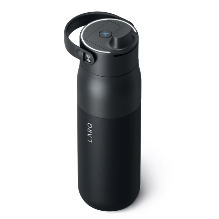 LARQ - Bottle PureVis 2 - Intelligens, Öntisztító Vízszűrő Palack, UV-C Fény - Obsidian Black - 680ml