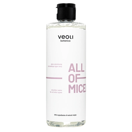 Veoli Botanica - ALL OF MICELLAR - Gyengéd Micellás fFolyadék Minden Bőrtípusra - 500ml