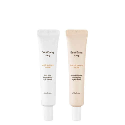 DumiDang - Rice & Ginseng Duo Eye Care Set - Szemkörnyékápoló Termékcsomag - 2x30g