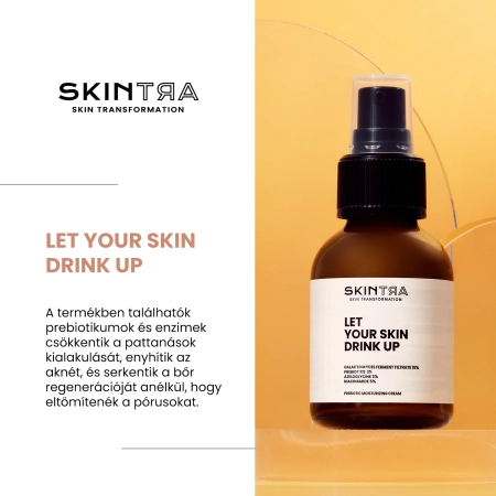 SkinTra - Let Your Skin Drink Up - Prebiotikus Hidratáló Krém - 50ml