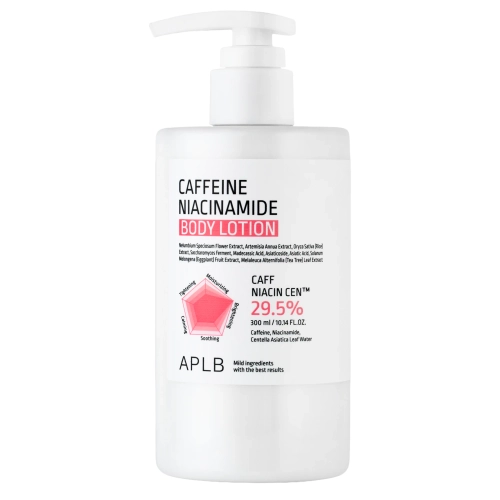 APLB - Caffeine Niacinamide Body Lotion - Feszesítő-Formázó Testápoló Koffeinnel és Niacinamiddal - 300ml