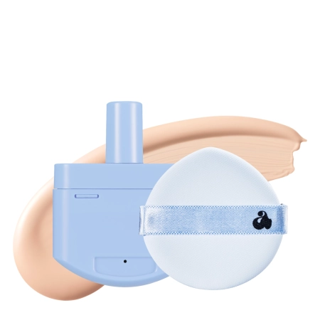 Unleashia - Babe Skin Baby Blue Cushion - Utántöltő + Szivacs - Alapozó Párna - 21N Fluffy - 15g 