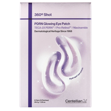Centellian24 - 360º Shot PDRN Glowing Eye Patch - Szemkörnyéki Tapasz PDRN-nel - 6 pár