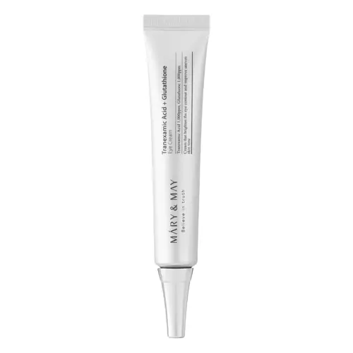 Mary&May - Tranexamic Acid + Glutathion Eye Cream - Világosító Szemkörnyékápoló Krém - 30ml