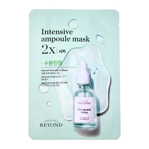 BEYOND - Intensive Ampoule Mask 2X - Cica - Bőrnyugtató Fátyolmaszk - 1db/25ml