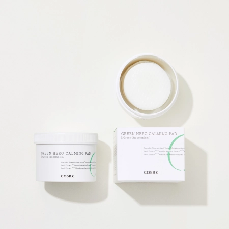 Cosrx - One Step Green Hero Calming Pad - Nyugtató Arckorongok - 70db