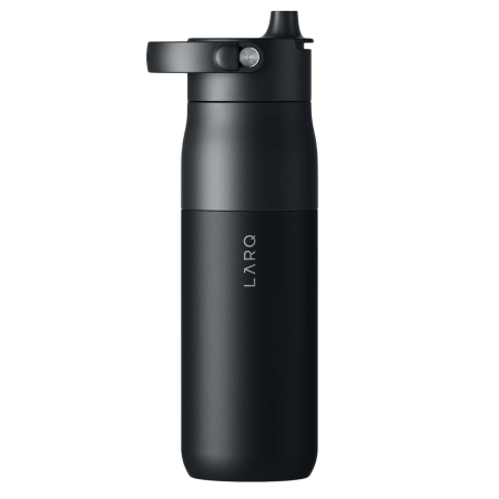 LARQ - Bottle PureVis 2 - Intelligens, Öntisztító Vízszűrő Palack, UV-C Fény - Obsidian Black - 680ml