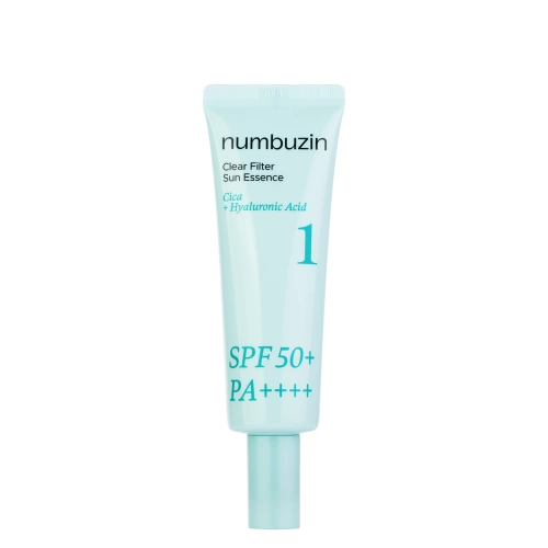 Numbuzin - No.1 Clear Filter Sun Essence SPF50+ PA++++ - Világosító Hatású Fényvédő Esszencia - 50ml