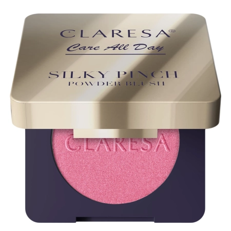 Claresa - Care All Day Silky Pinch Powder Blush - Laza Arcpirosító - Hibiscus 01 - 2 g