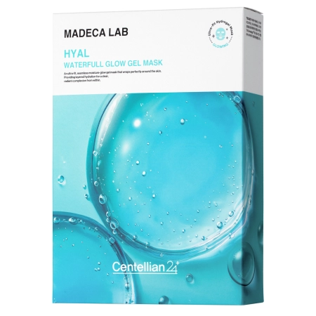 Centellian24 - Hyal Waterfull Glow Gel Mask - Hidratáló Arcmaszk Gél Készlet - 5x22ml